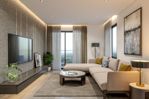 Sanmar Green Park Residence Living room